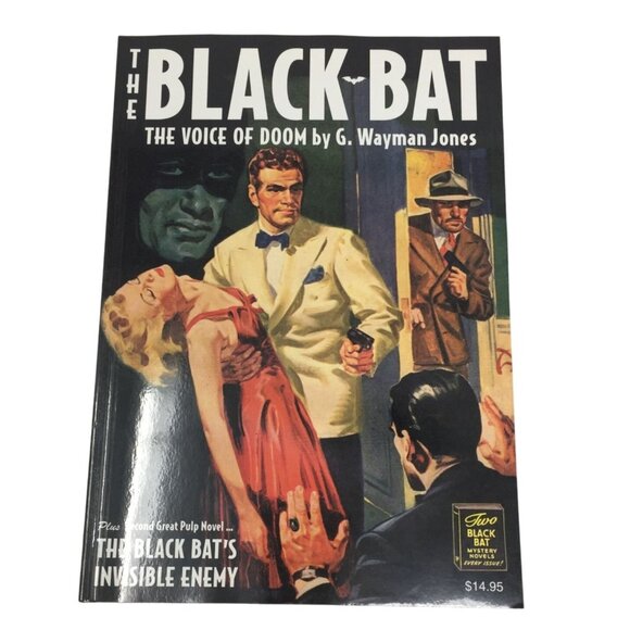 The Black Bat #9 - Black Bat's Invisible Enemy & The Voice of Doom -Classic Pulp - Picture 1 of 2